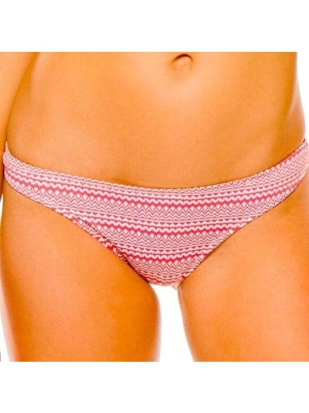 Eberjey Cherokee Heart Allie Bikini Bottom Canyon Rose Low-Rise